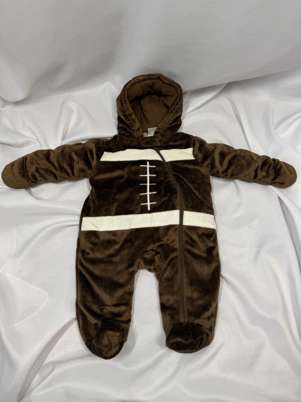 Koala Baby | Football Baby Snowsuit Bunting Suit Hood Halloween Costume Size 3m